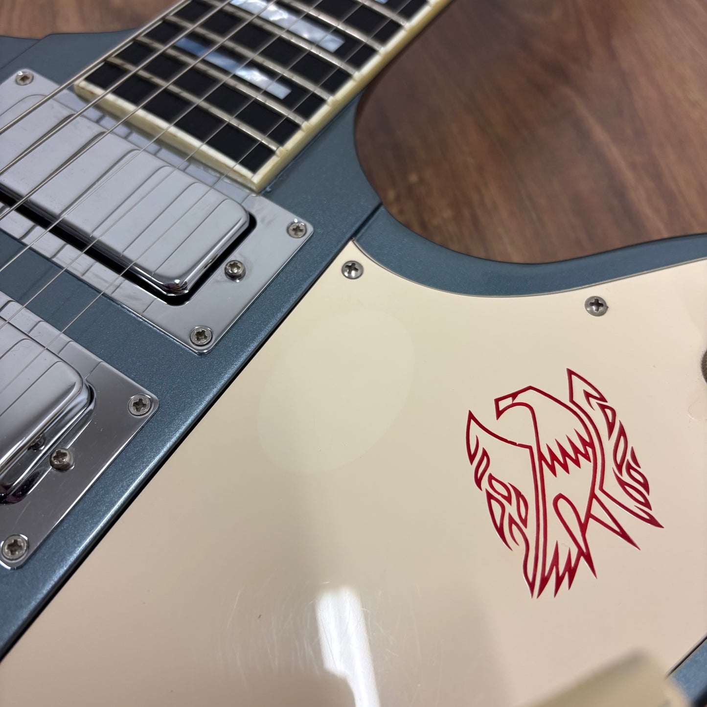 Pre-Owned Gibson Firebird VII Reissue DSF7 - Blue Mist - 2002
