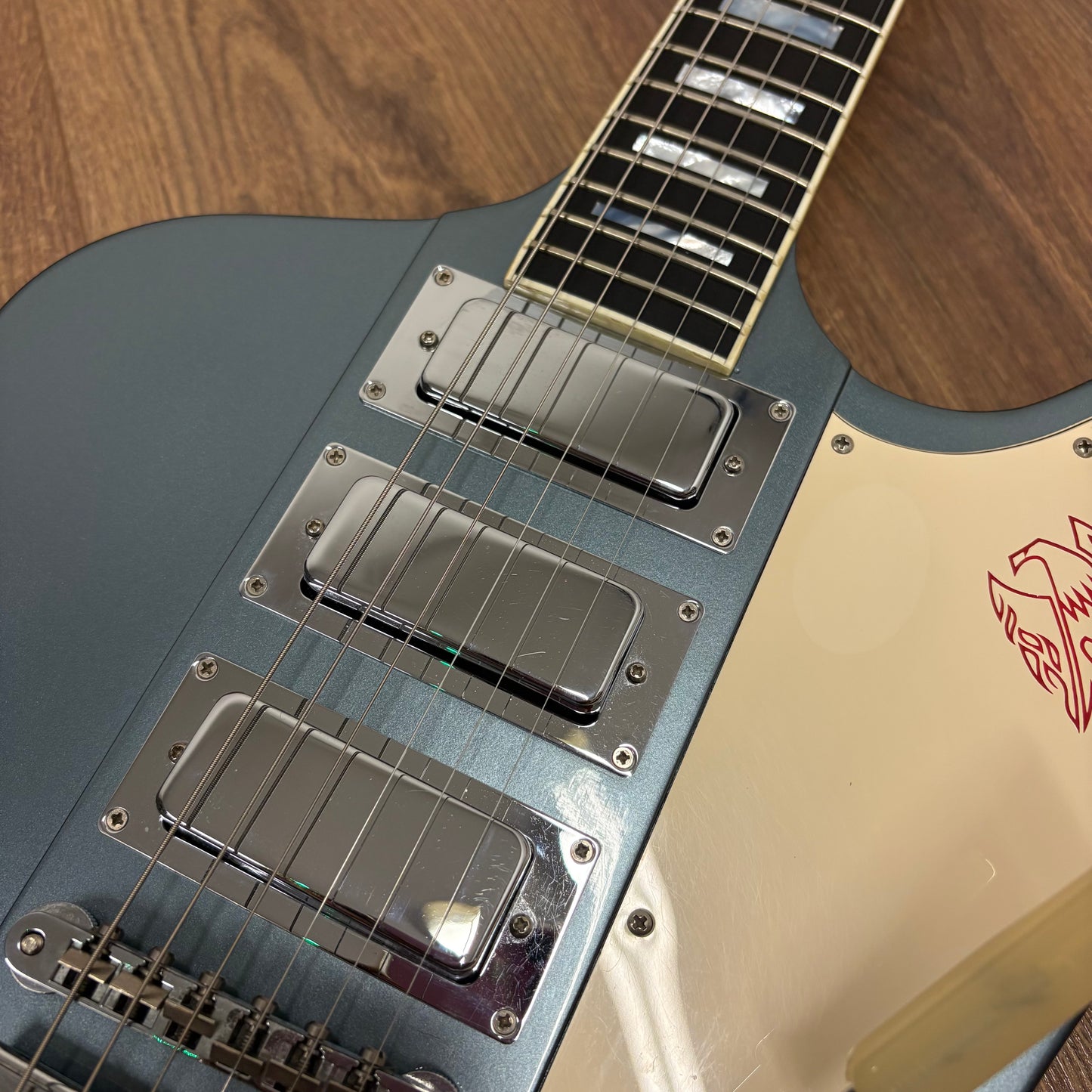 Pre-Owned Gibson Firebird VII Reissue DSF7 - Blue Mist - 2002