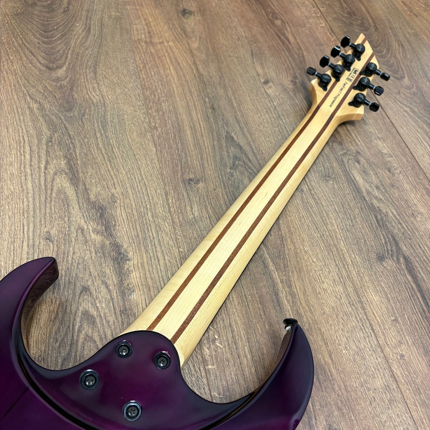Pre-Owned Harley Benton Progressive Fan Fret 7-String Multiscale - Red Burst