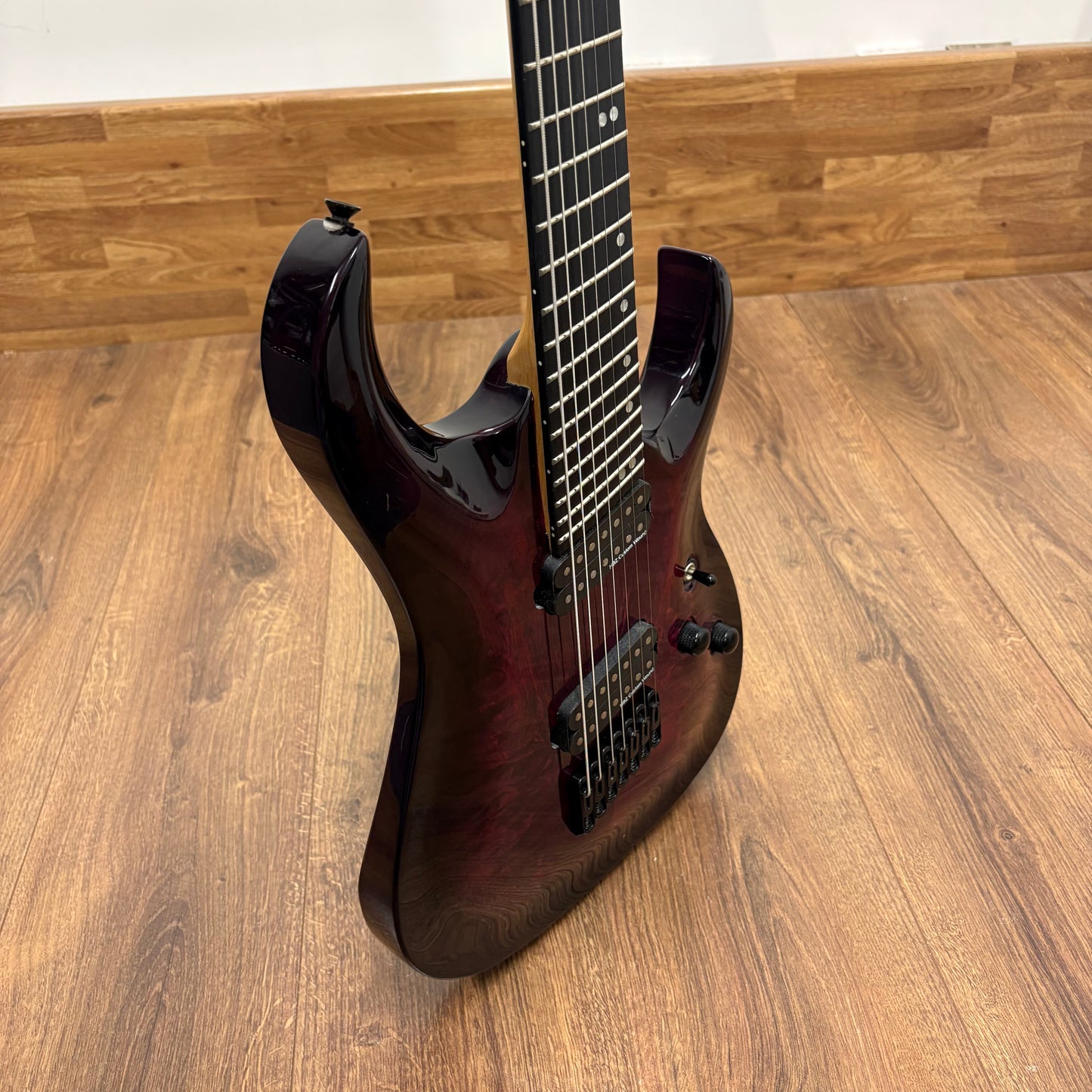 Pre-Owned Harley Benton Progressive Fan Fret 7-String Multiscale - Red Burst
