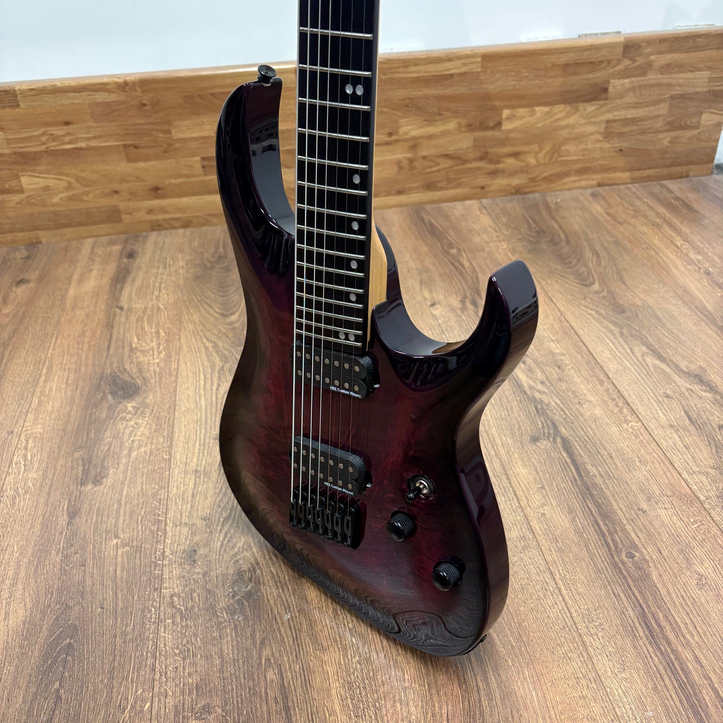 Pre-Owned Harley Benton Progressive Fan Fret 7-String Multiscale - Red Burst