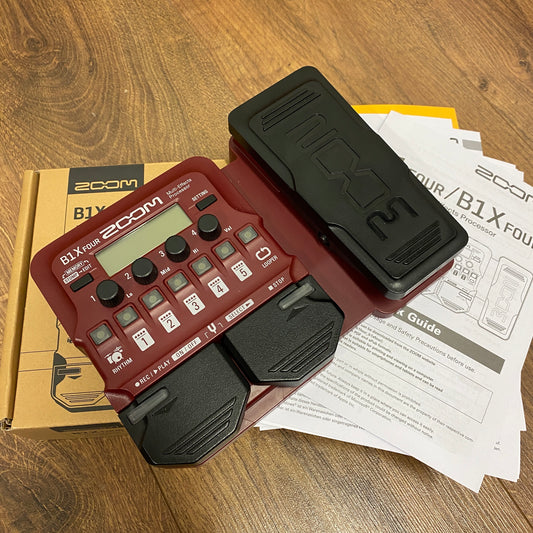 Pre-Owned Zoom B1X Four Bass Multi-Effects Pedal