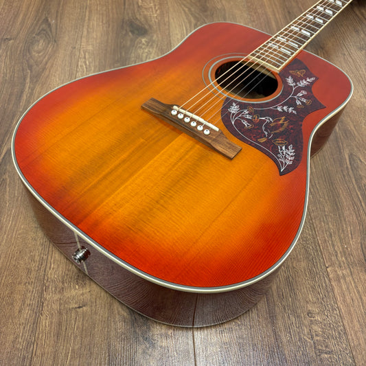 Pre-Owned Epiphone Hummingbird Pro Electro-Acoustic - Faded Cherry