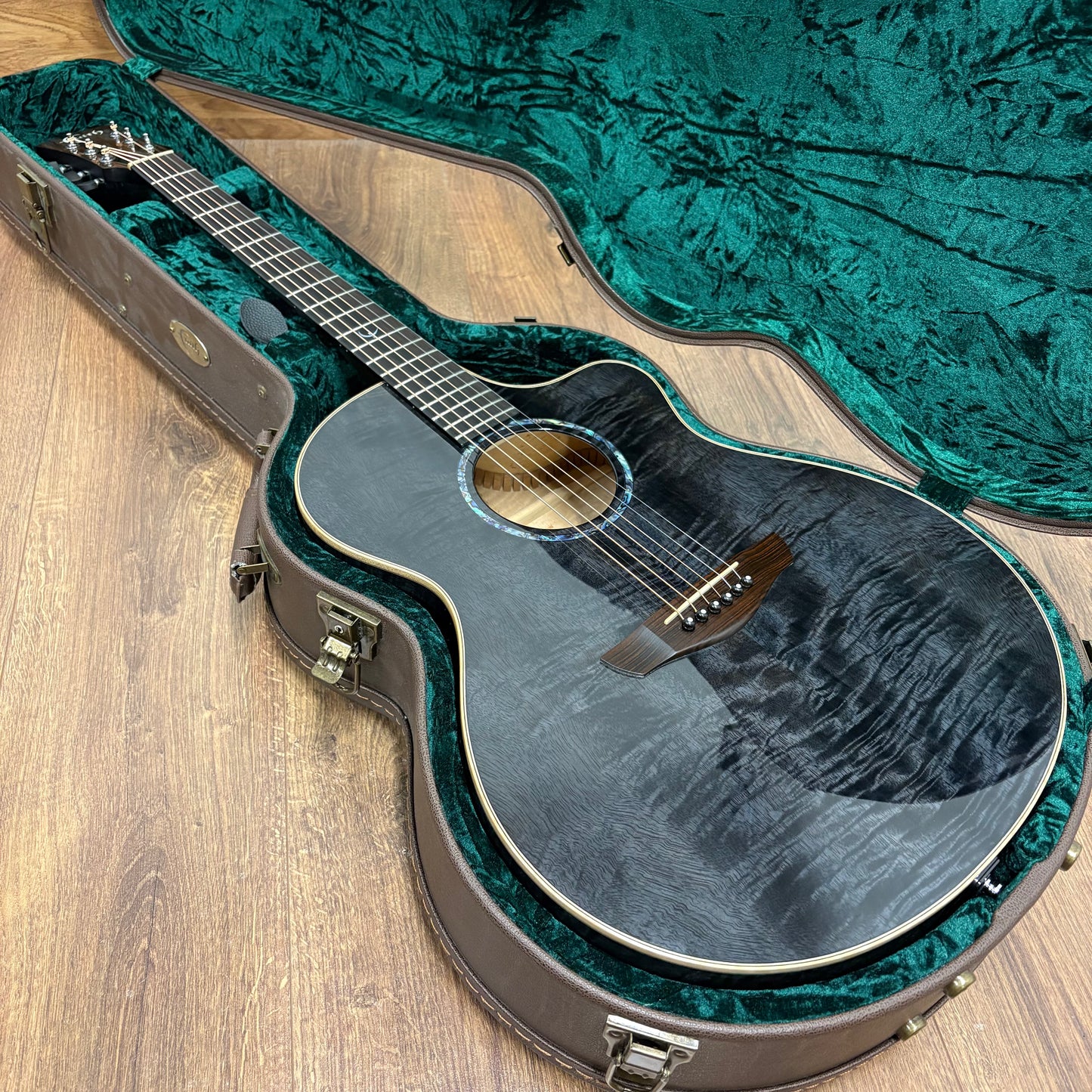 Pre-Owned Faith FXNCE-MD Neptune Electro-Acoustic - Moon Dust Grey