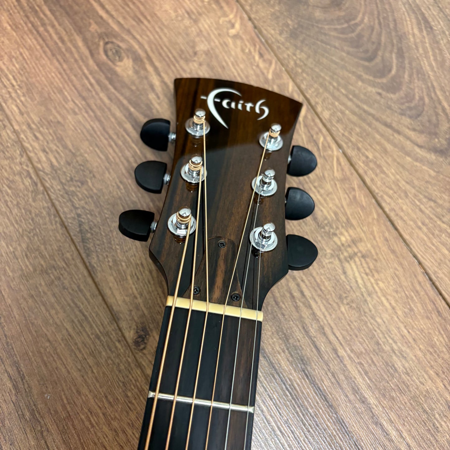 Pre-Owned Faith FXNCE-MD Neptune Electro-Acoustic - Moon Dust Grey