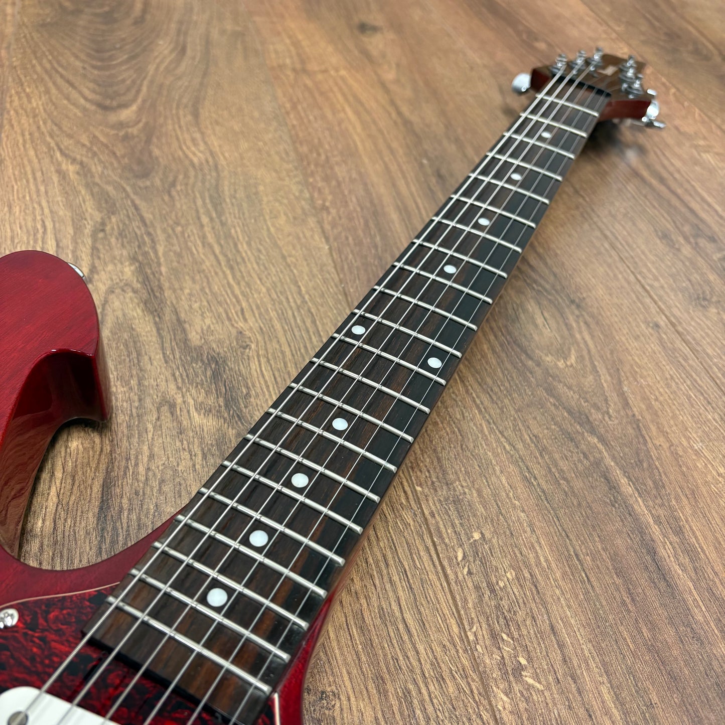 Pre-Owned Ibanez FRM100 PGM Paul Gilbert Fireman - Trans Red