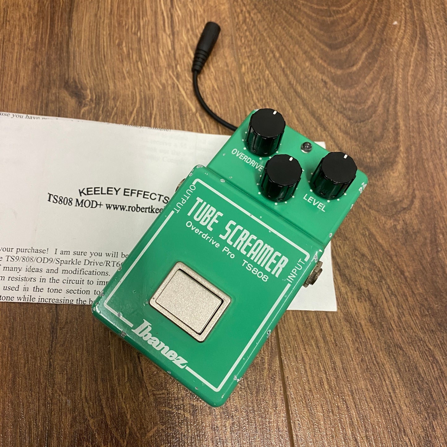 Pre-Owned Ibanez TS-808 Tube Screamer w/ Keeley Mod +