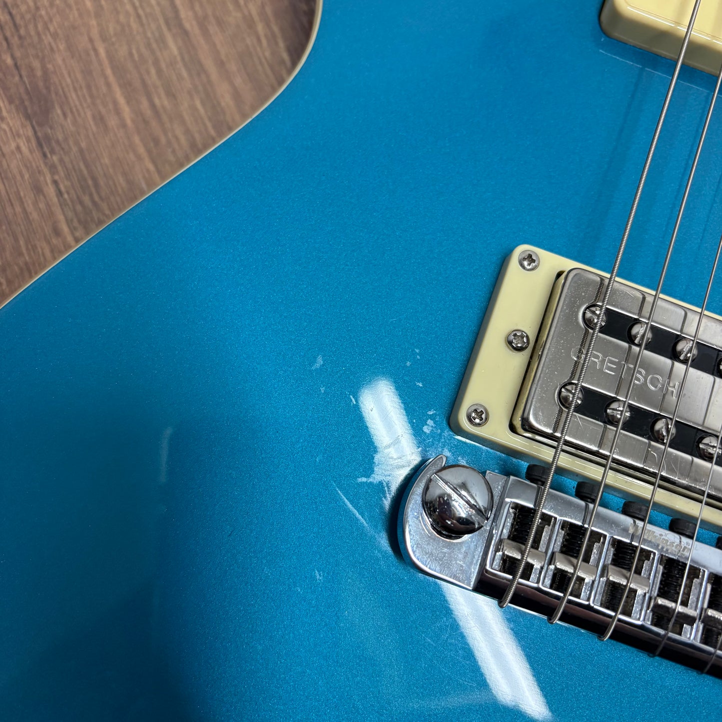 Pre-Owned Gretsch G2215-P90 Streamliner Junior Jet Club - Ocean Turquoise