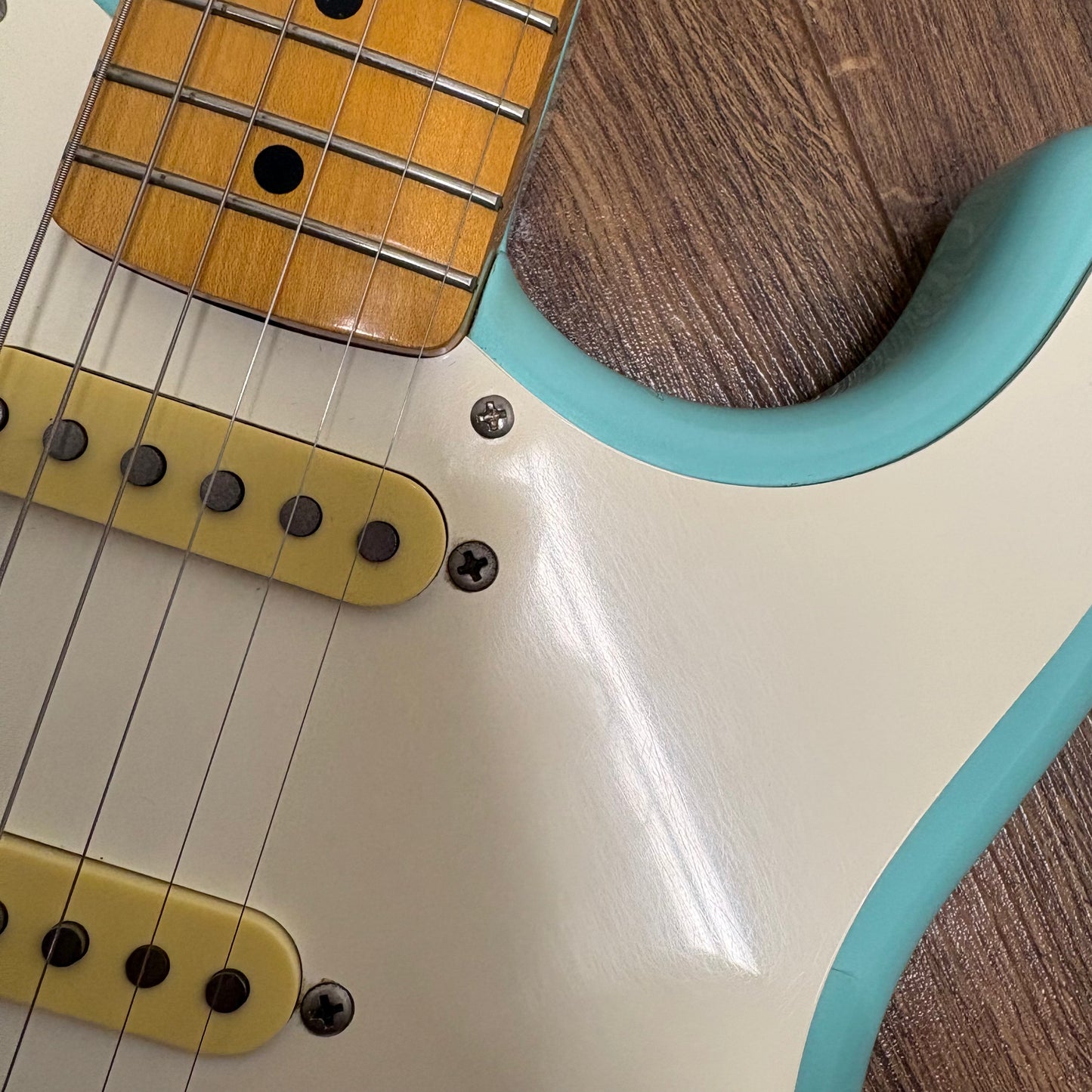Pre-Owned Fender MIJ ST-54DEX2 Stratocaster - Daphne Blue - 1997