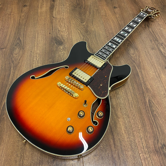 Pre-Owned Ibanez AS113-BS Artstar Semi-Hollow -Brown Sunburst
