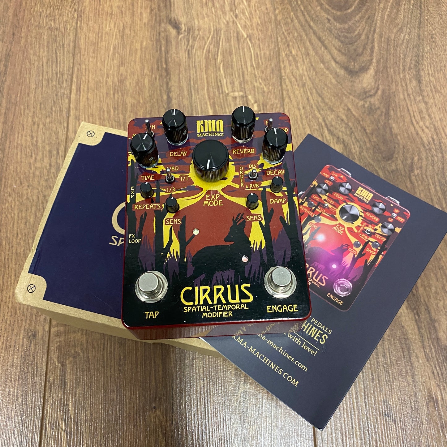 Pre-Owned KMA Audio Machines Cirrus Delay & Reverb Pedal