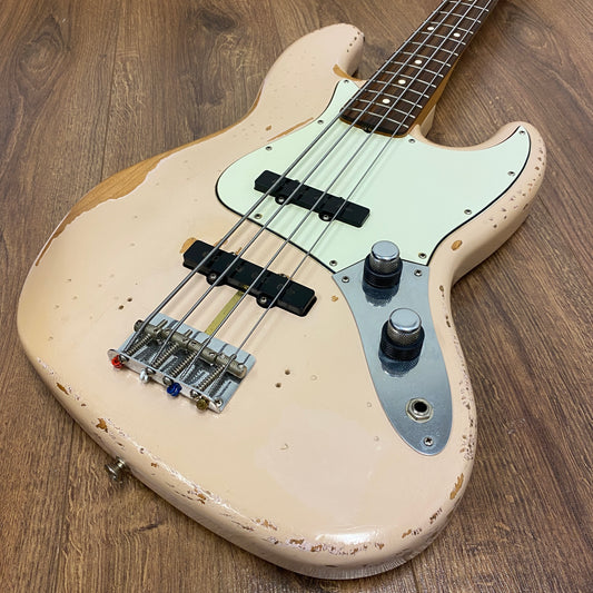 Pre-Owned Fender Flea Jazz Bass - Roadworn Shell Pink