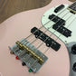 Pre-Owned Harley Benton MV-4MSB Short Scale Bass - Shell Pink