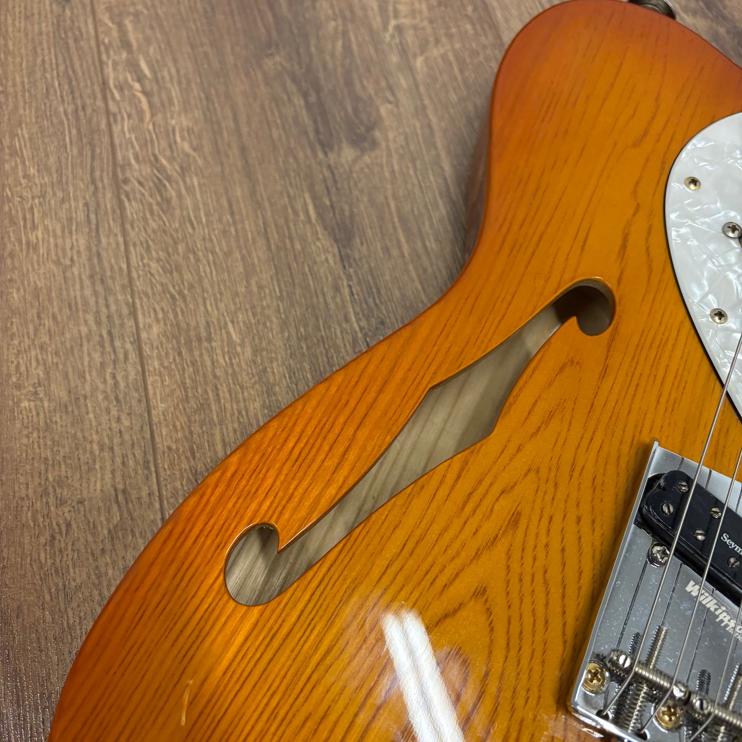 Pre-Owned Levinson Blade Delta Thinline Telecaster MIJ - Honeyburst - 1990's