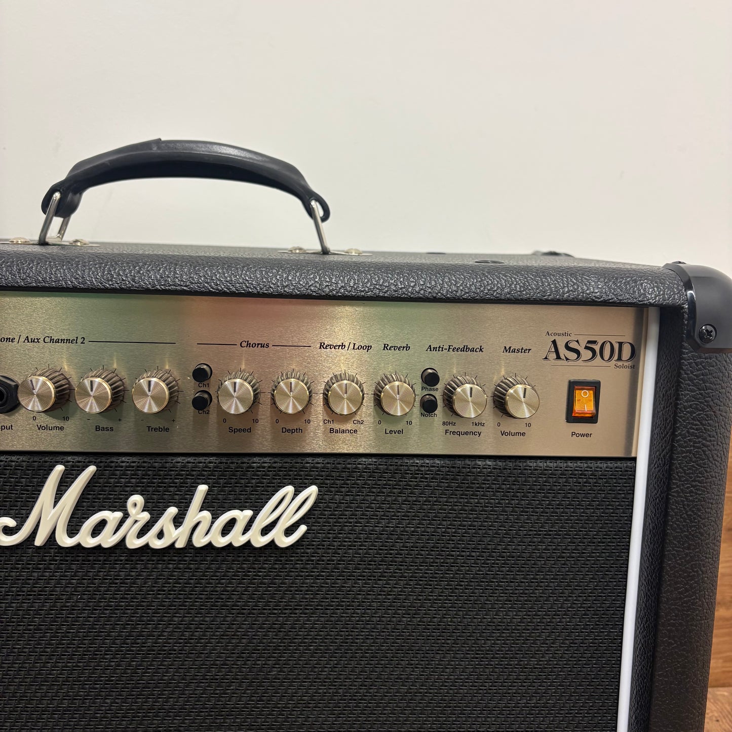 Pre-Owned Marshall AS50D Limited Run Black Acoustic Guitar Amp w/ Cover