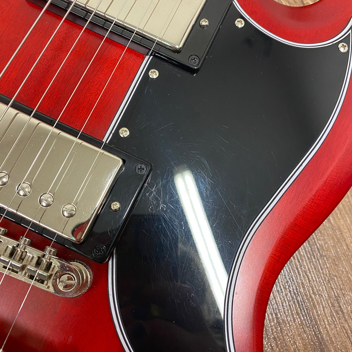 Pre-Owned Epiphone Inspired By Gibson 1961 Les Paul SG Standard - Cherry Red