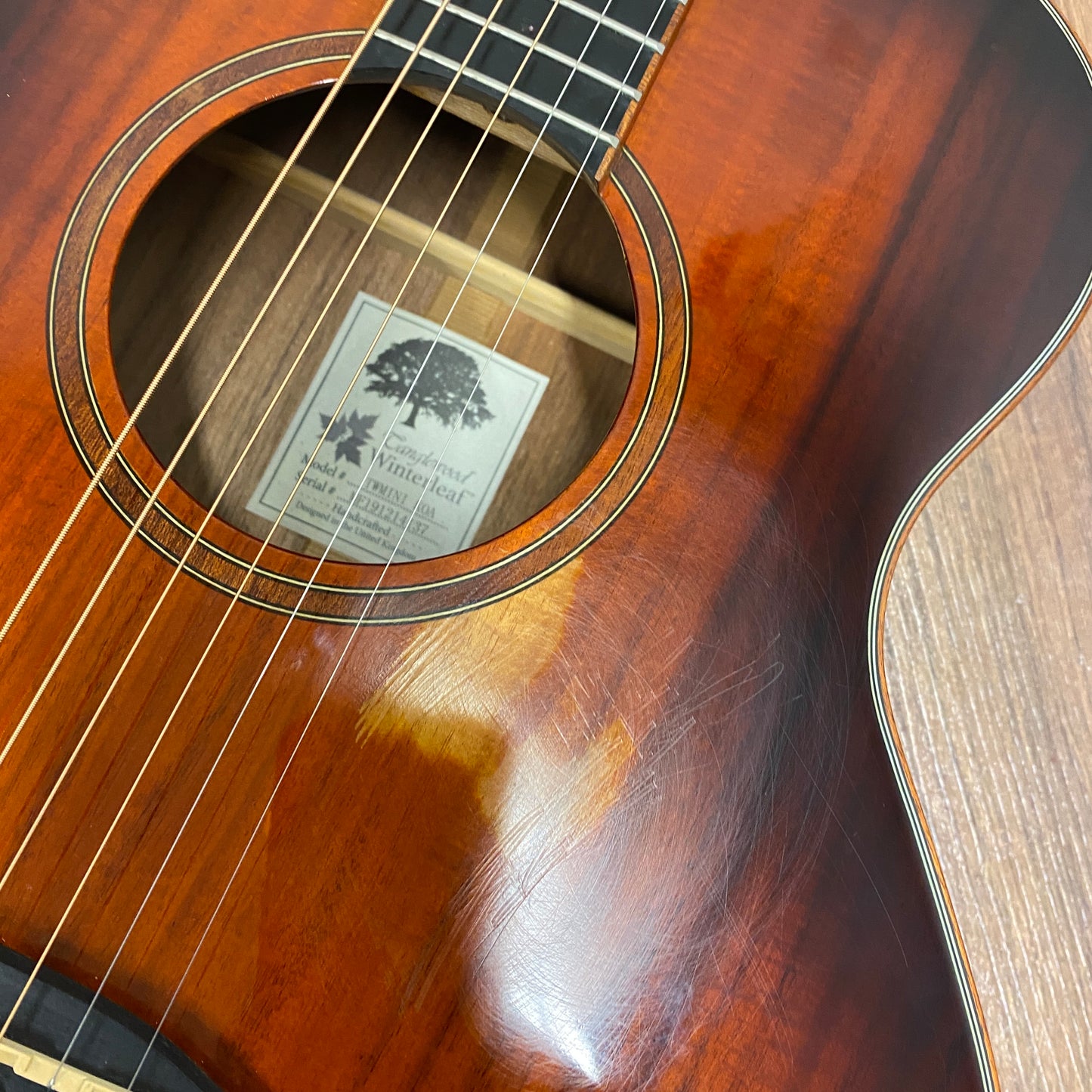 Pre-Owned Tanglewood Winterleaf Mini Electro-Acoustic - Koa