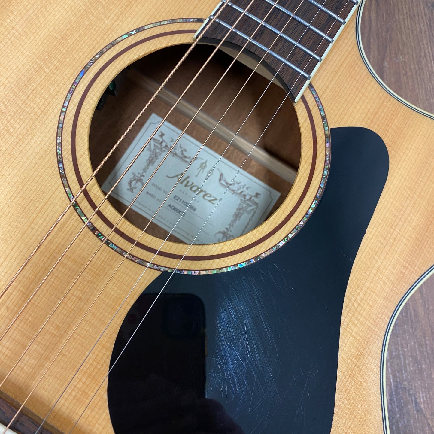 Pre-Owned Alvarez AG60CE Electro-Acoustic - Natural