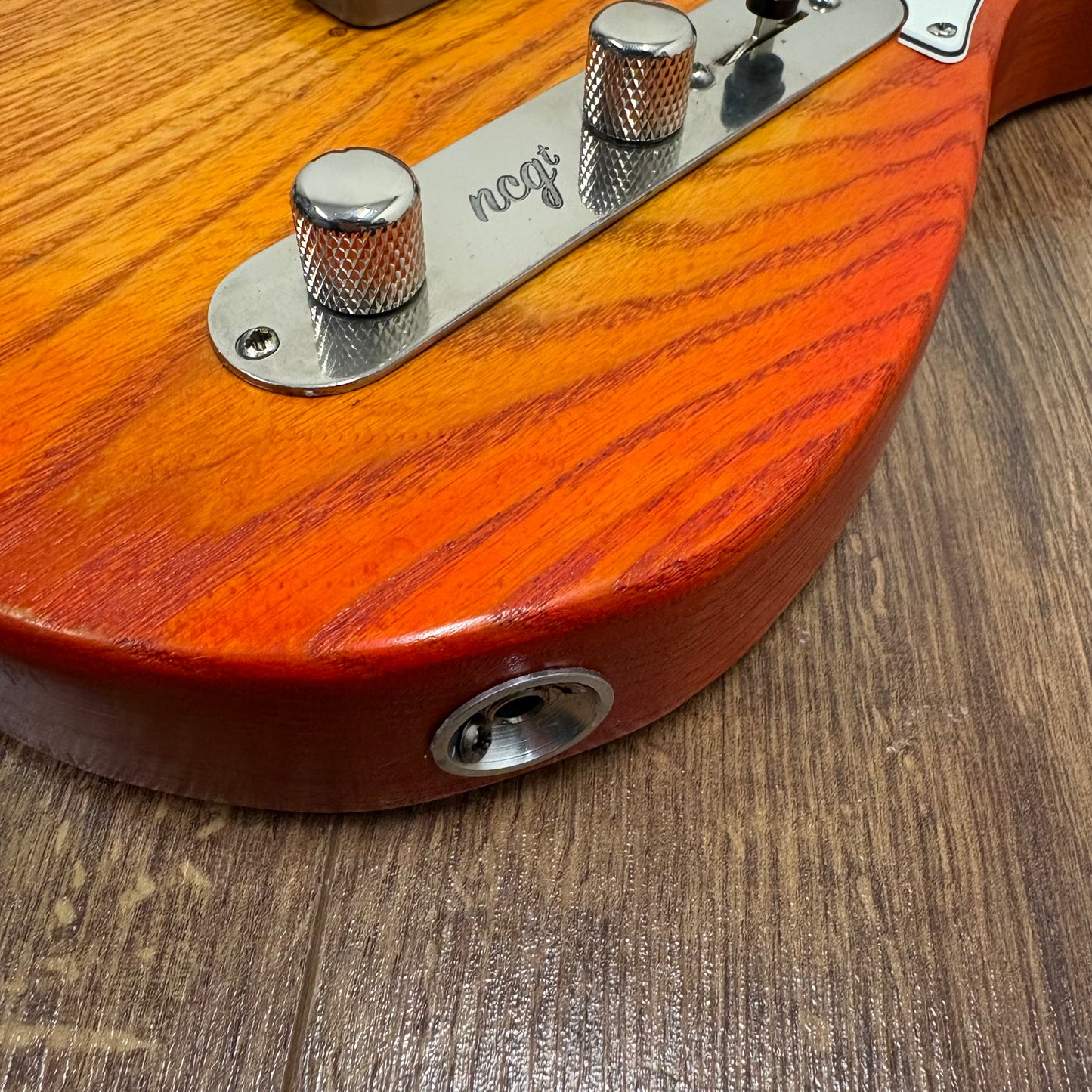 Pre-Owned NCG Guitars "T-Style" - Orange Burst Refinish - 2015