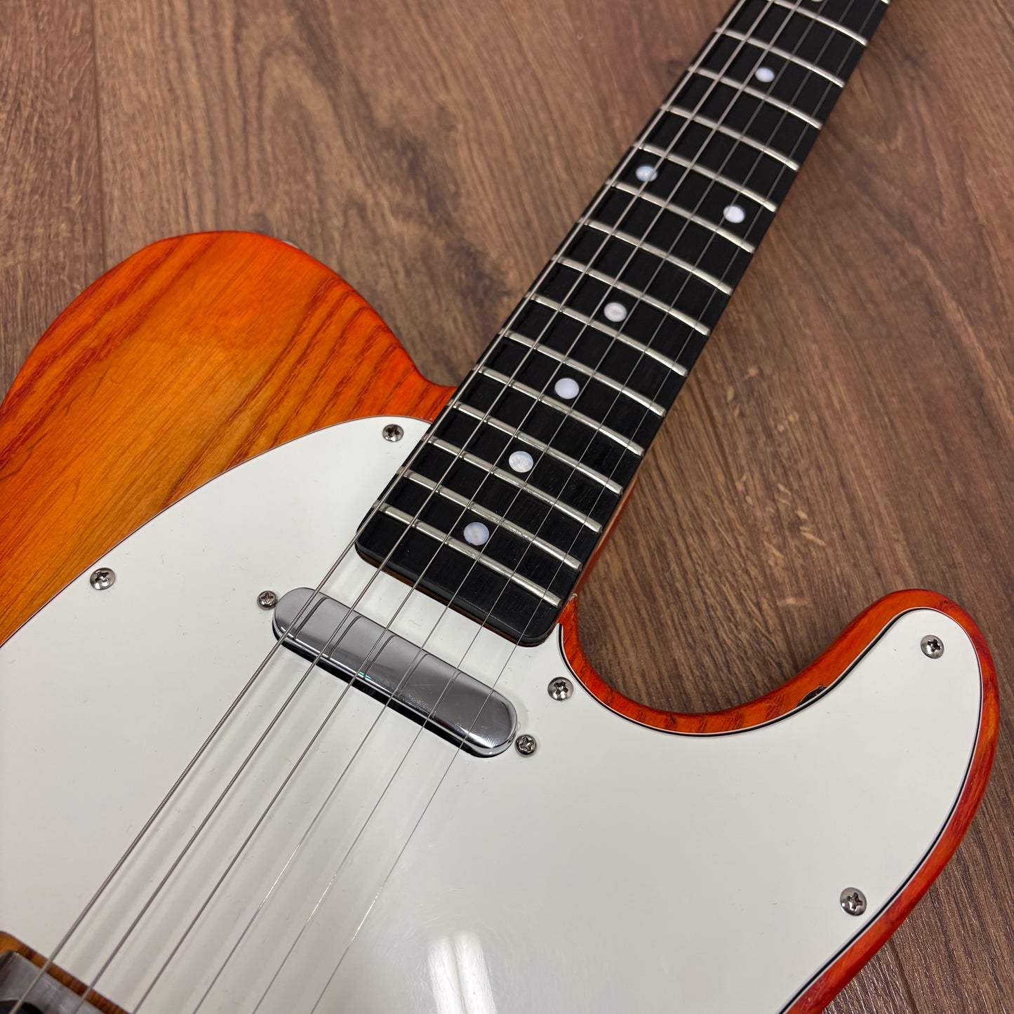 Pre-Owned NCG Guitars "T-Style" - Orange Burst Refinish - 2015