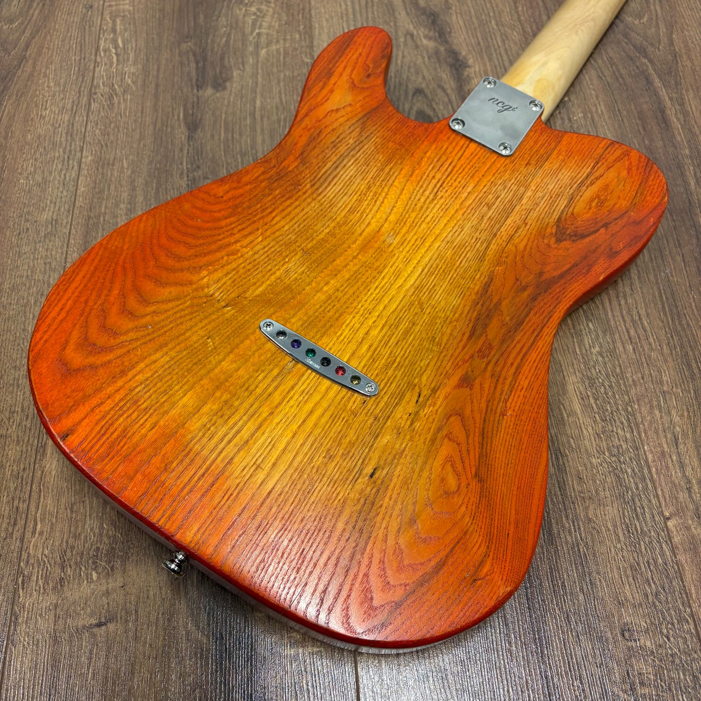 Pre-Owned NCG Guitars "T-Style" - Orange Burst Refinish - 2015