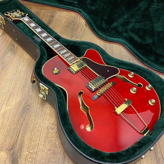 Pre-Owned Epiphone Joe Pass Emperor II Pro w/ Case - Wine Red