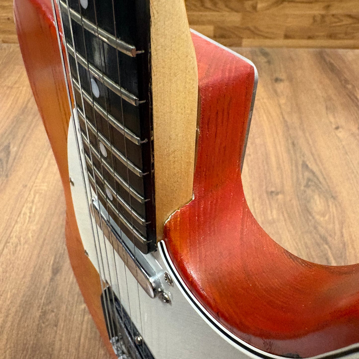 Pre-Owned NCG Guitars "T-Style" - Orange Burst Refinish - 2015
