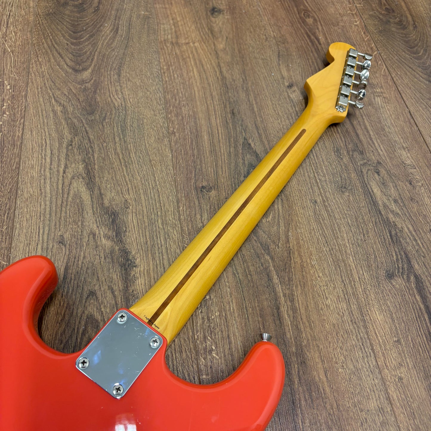 Pre-Owned Fender CIJ Hank Marvin Stratocaster - Fiesta Red - 1997
