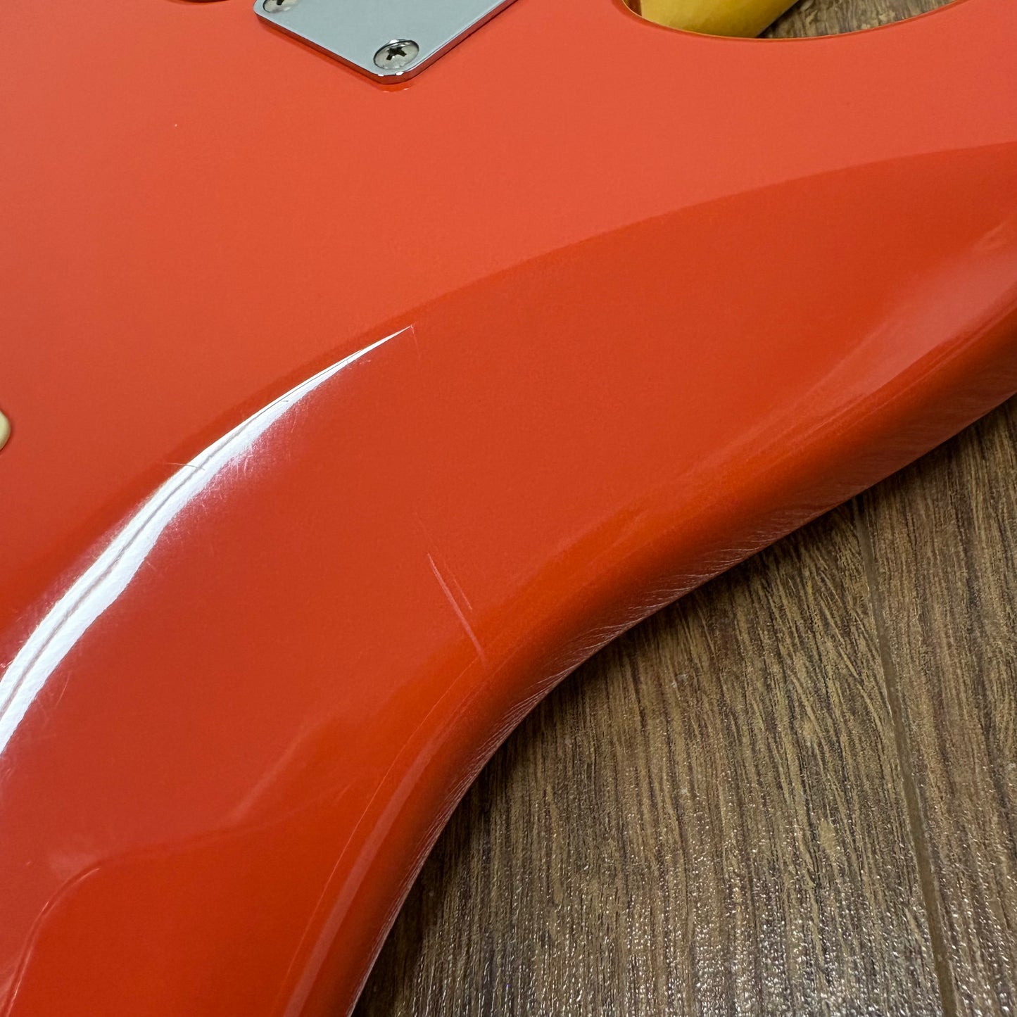 Pre-Owned Fender CIJ Hank Marvin Stratocaster - Fiesta Red - 1997