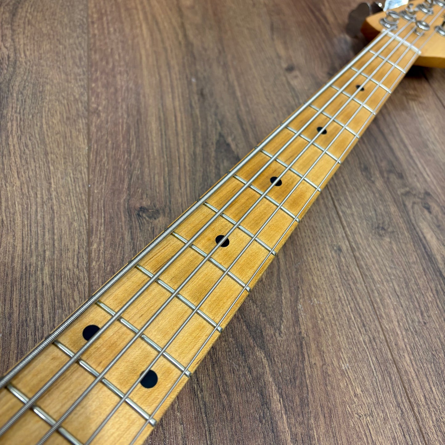 Pre-Owned Ernie Ball Musicman Stingray 5 - Honeyburst - 2005