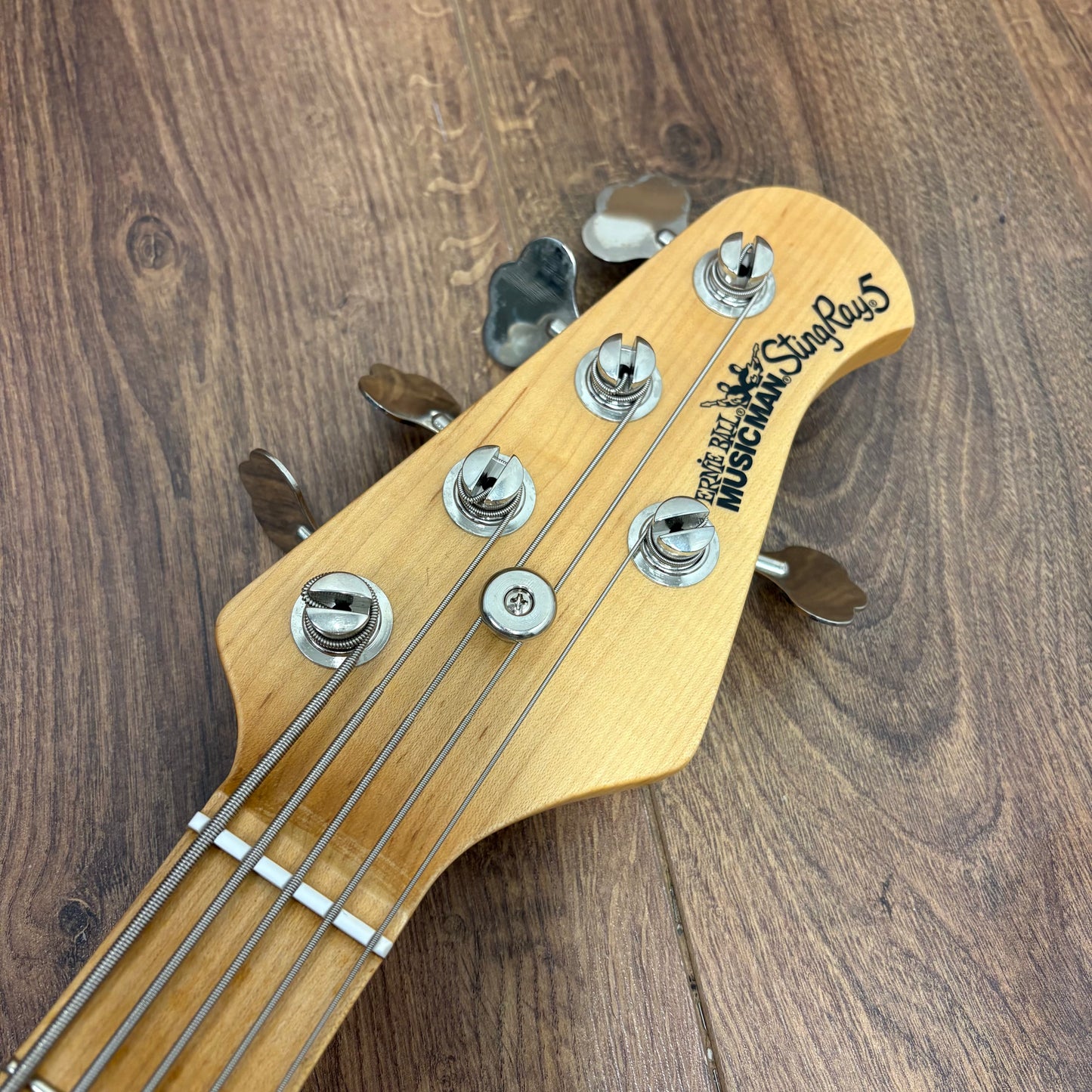 Pre-Owned Ernie Ball Musicman Stingray 5 - Honeyburst - 2005