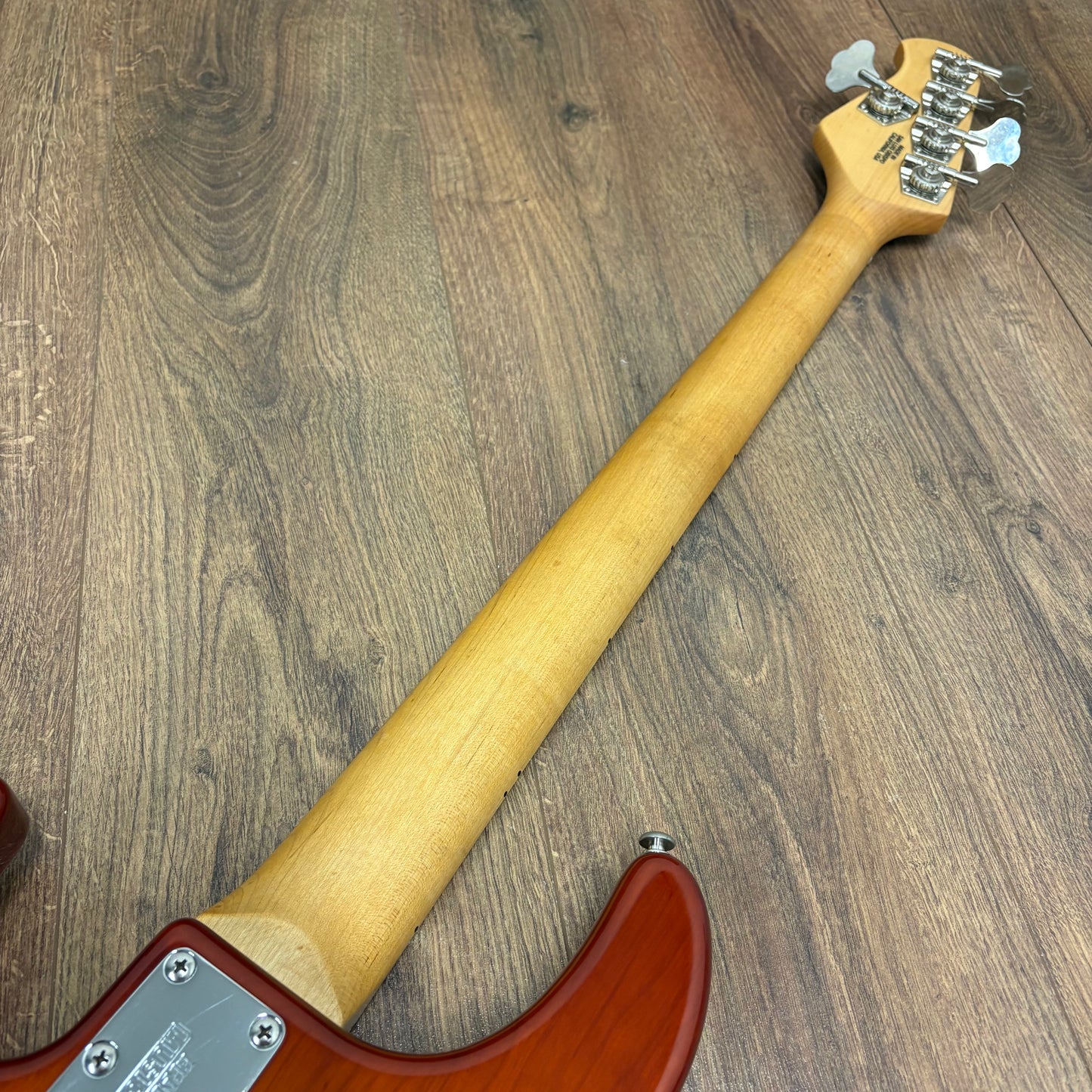 Pre-Owned Ernie Ball Musicman Stingray 5 - Honeyburst - 2005