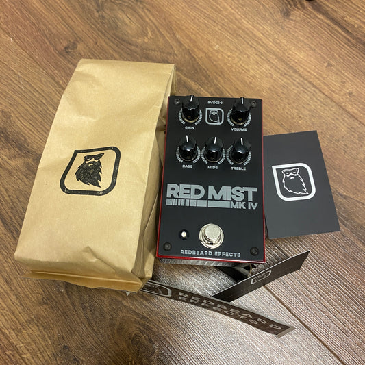 Pre-Owned Redbeard Effects Red Mist MKIV Overdrive & Distortion Pedal