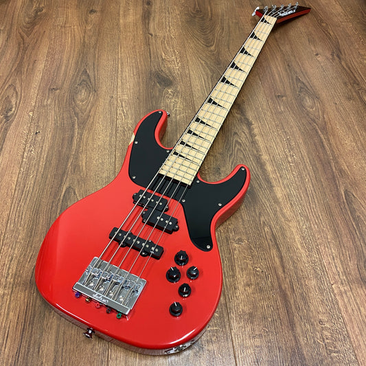 Pre-Owned Jackson X Concert CBXNTM 5 String Bass - Fiesta Red