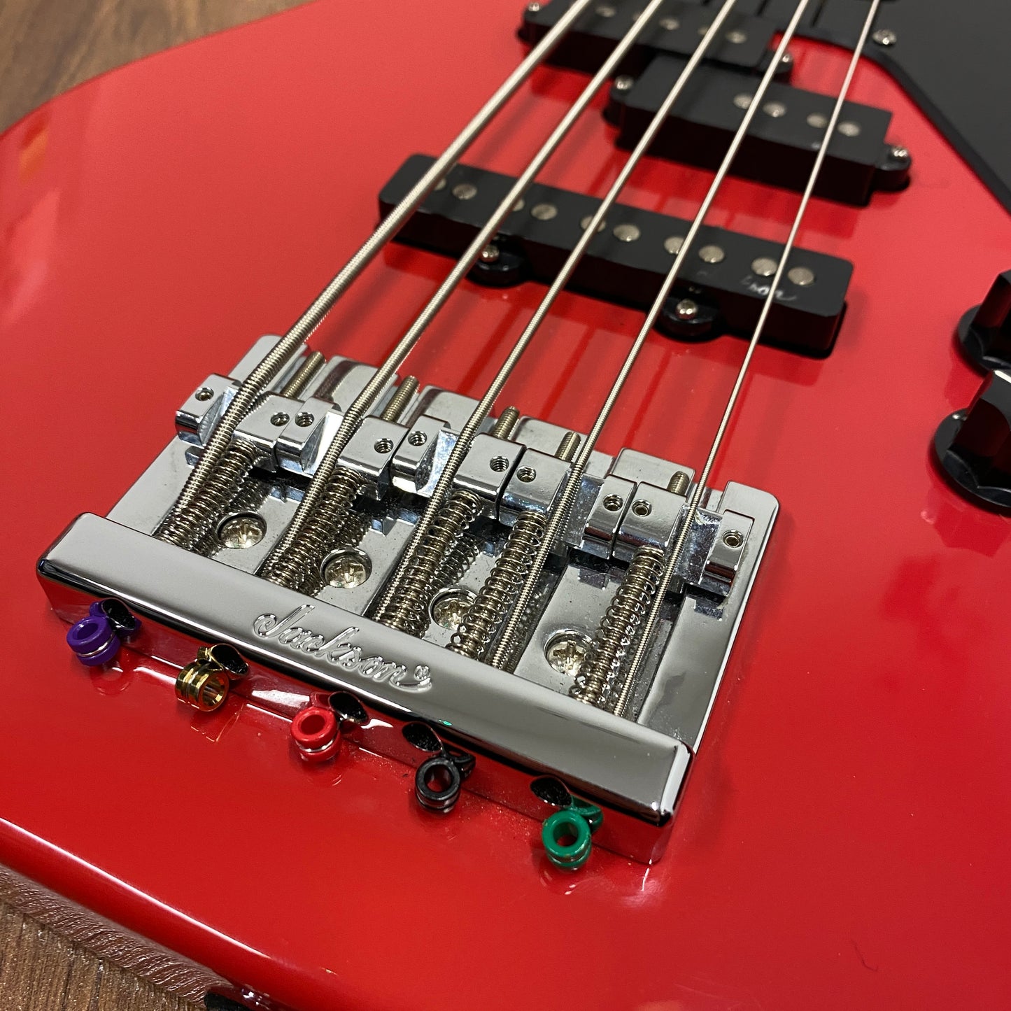 Pre-Owned Jackson X Concert CBXNTM 5 String Bass - Fiesta Red