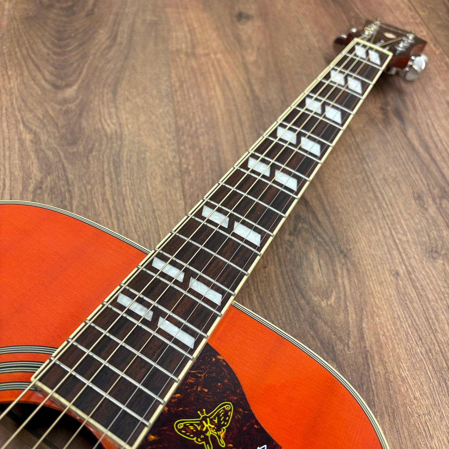 Pre-Owned Epiphone Hummingbird Pro Electro Acoustic - Faded Cherry
