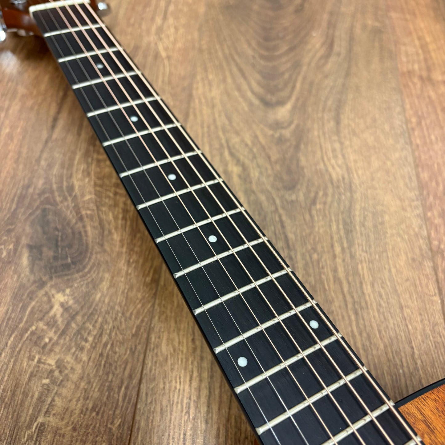 Pre-Owned Harley Benton GS-Travel-E Electro-Acoustic - Left Handed - Mahogany