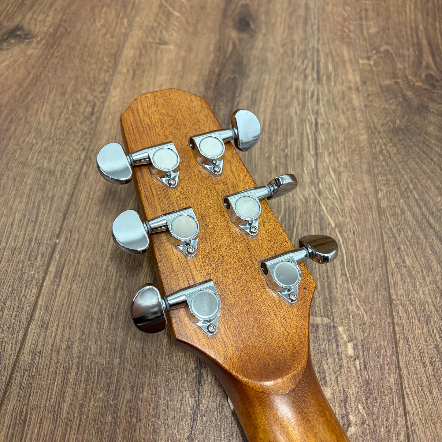 Pre-Owned Harley Benton GS-Travel-E Electro-Acoustic - Left Handed - Mahogany
