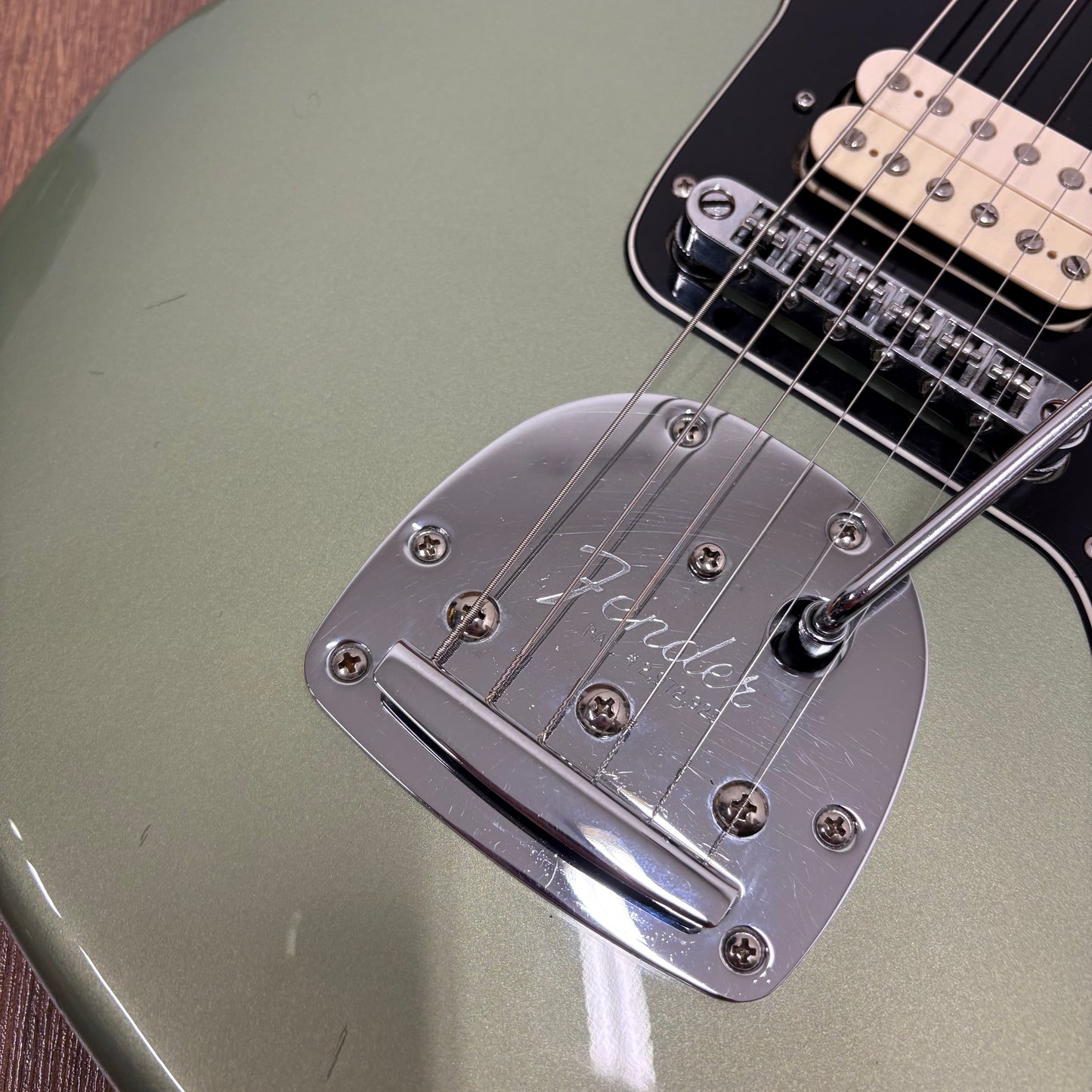 Pre-Owned Fender Player Jazzmaster - Sage Green Metallic -  2018