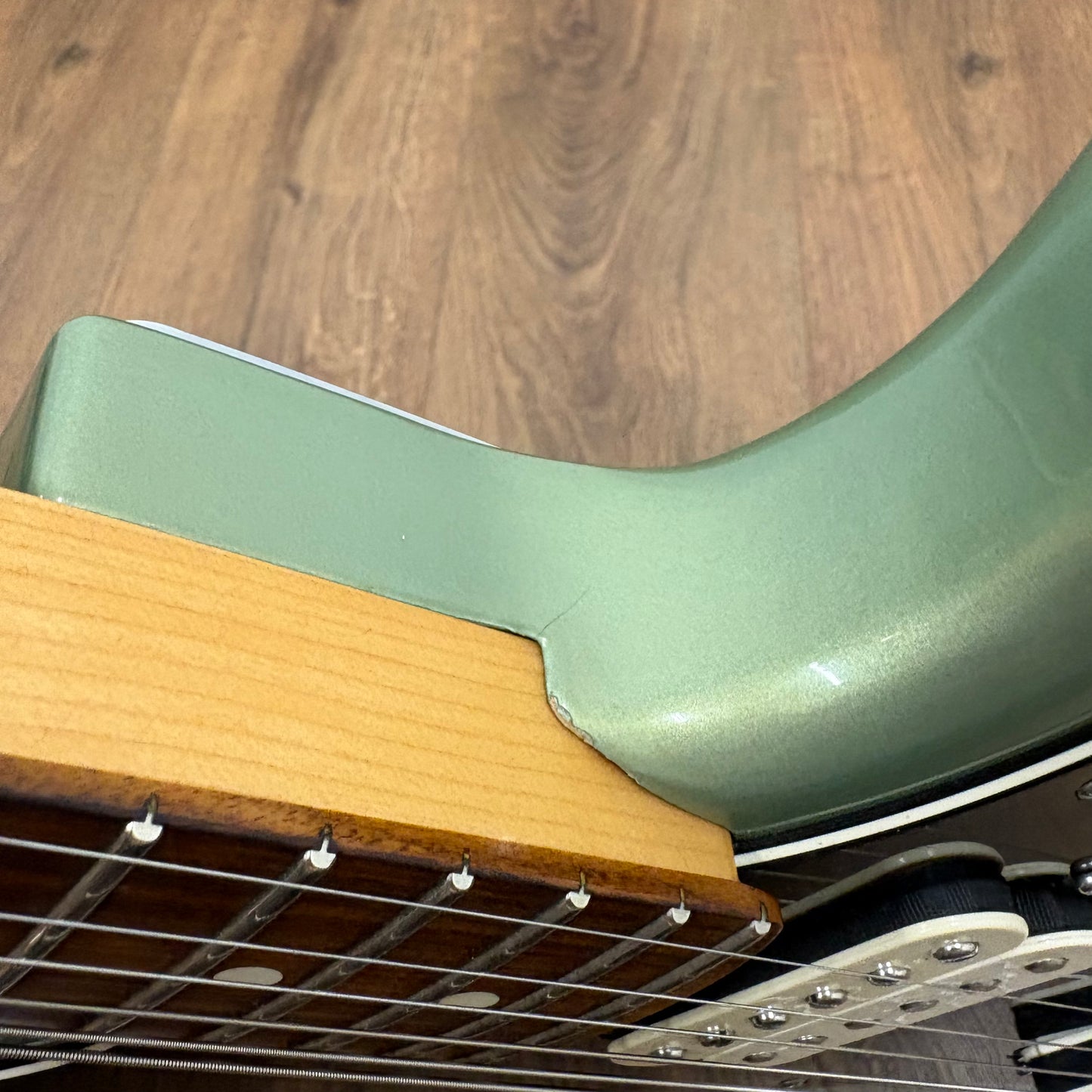 Pre-Owned Fender Player Jazzmaster - Sage Green Metallic -  2018