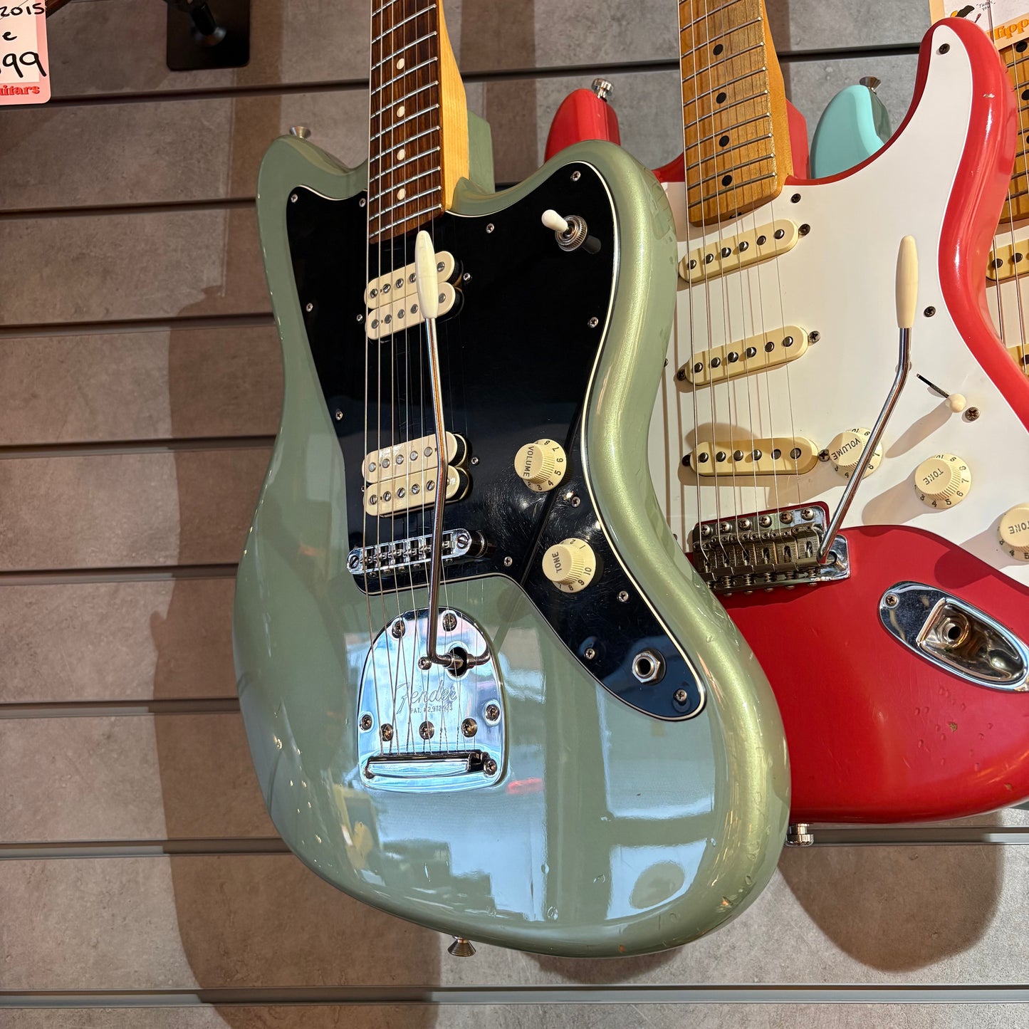 Pre-Owned Fender Player Jazzmaster - Sage Green Metallic -  2018