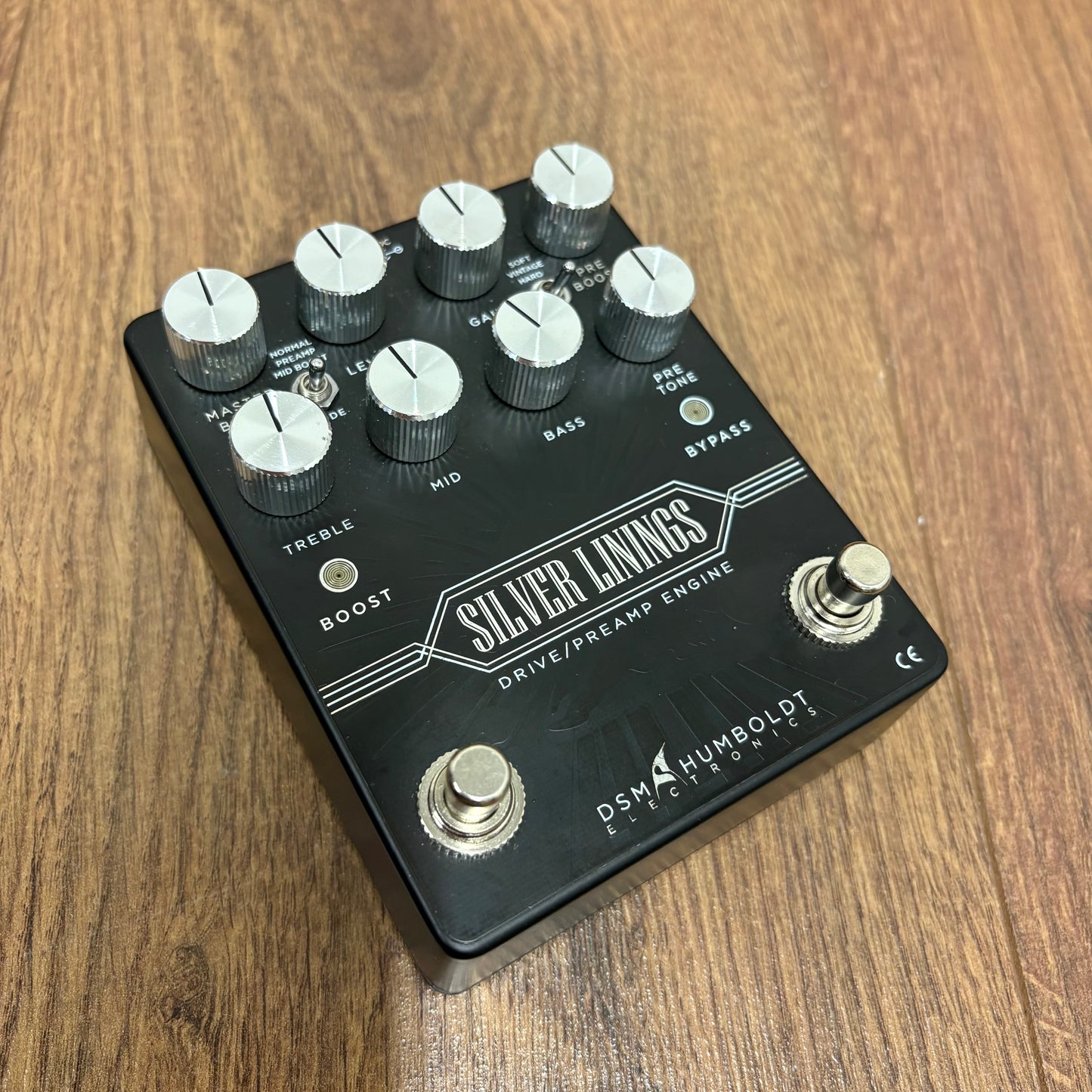 Pre-Owned DSM & Humboldt Silver Linings Overdrive & Preamp Engine Pedal