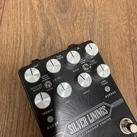 Pre-Owned DSM & Humboldt Silver Linings Overdrive & Preamp Engine Pedal