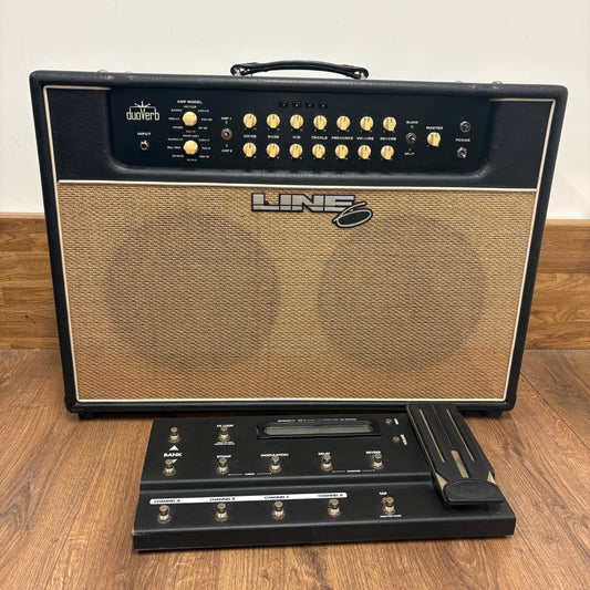 Pre-Owned Line 6 DuoVerb 2 x 12 Combo Amp & Foot Switch