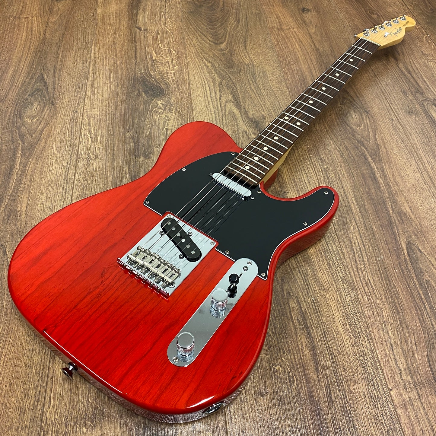 Pre-Owned Fender American Standard Telecaster - Crimson Red Transparent