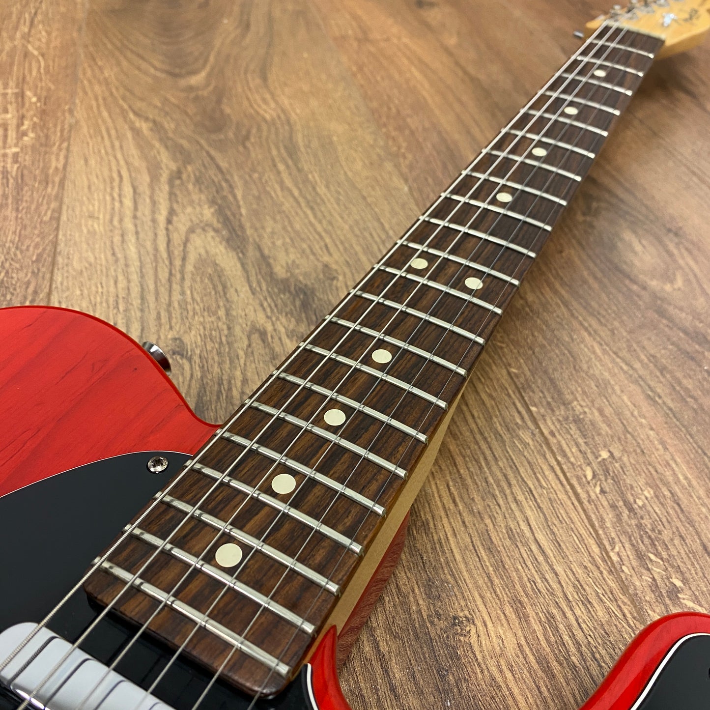 Pre-Owned Fender American Standard Telecaster - Crimson Red Transparent