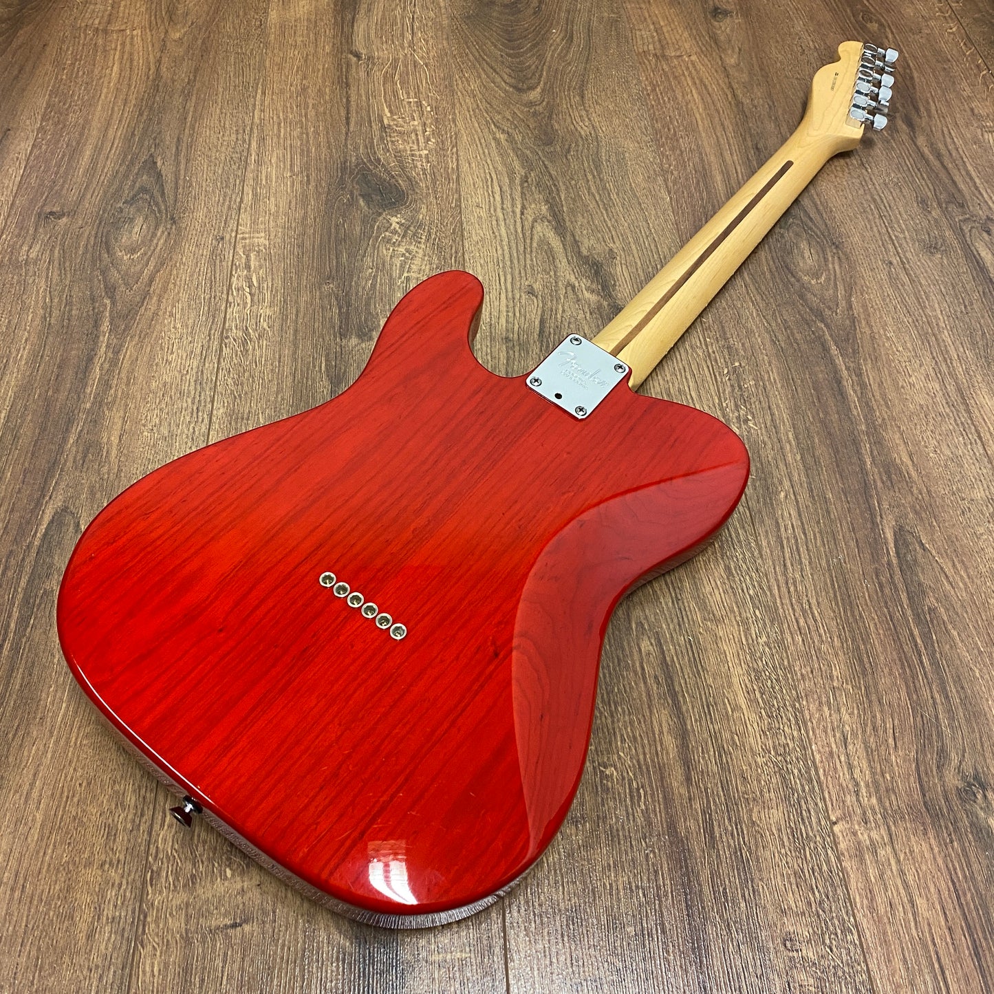 Pre-Owned Fender American Standard Telecaster - Crimson Red Transparent