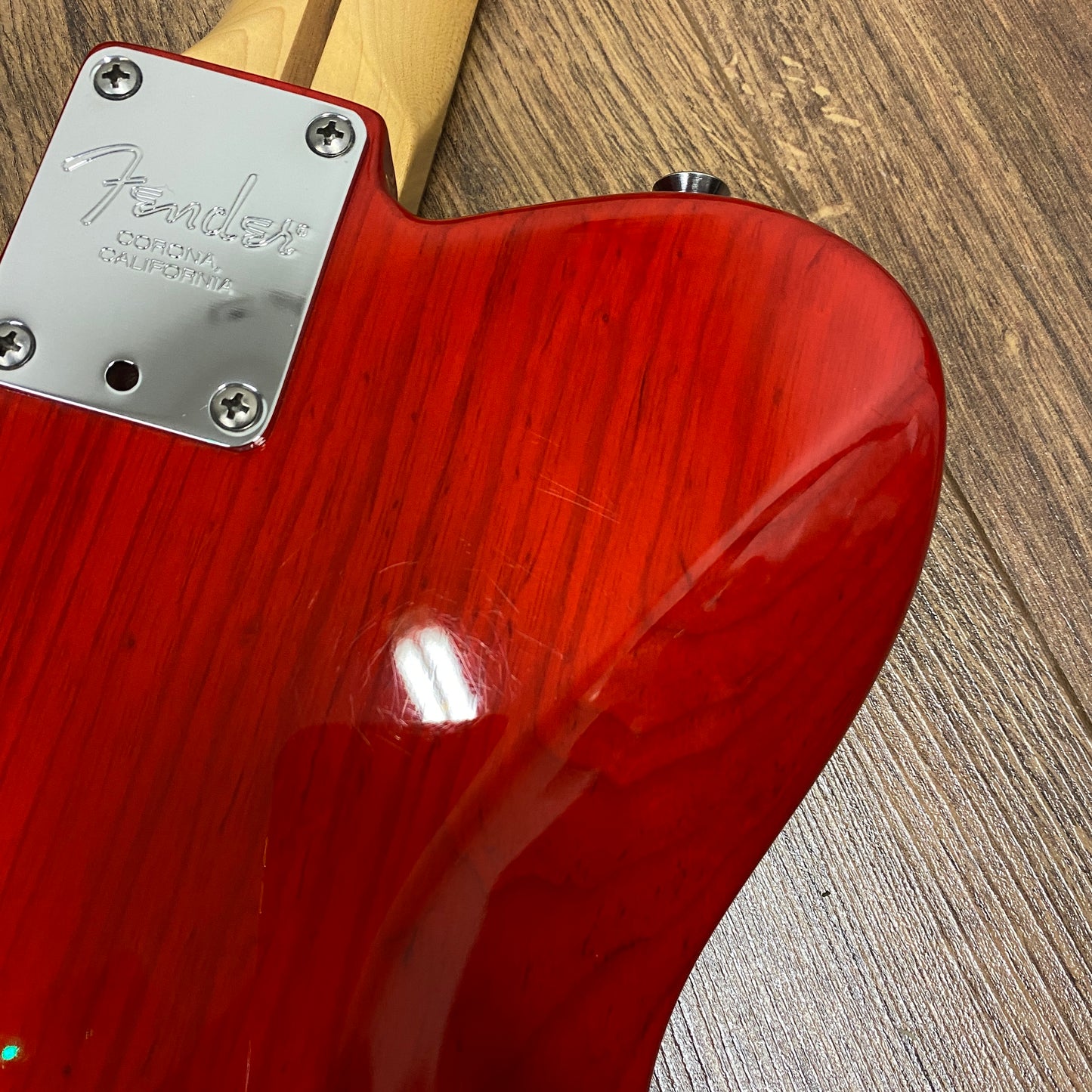 Pre-Owned Fender American Standard Telecaster - Crimson Red Transparent