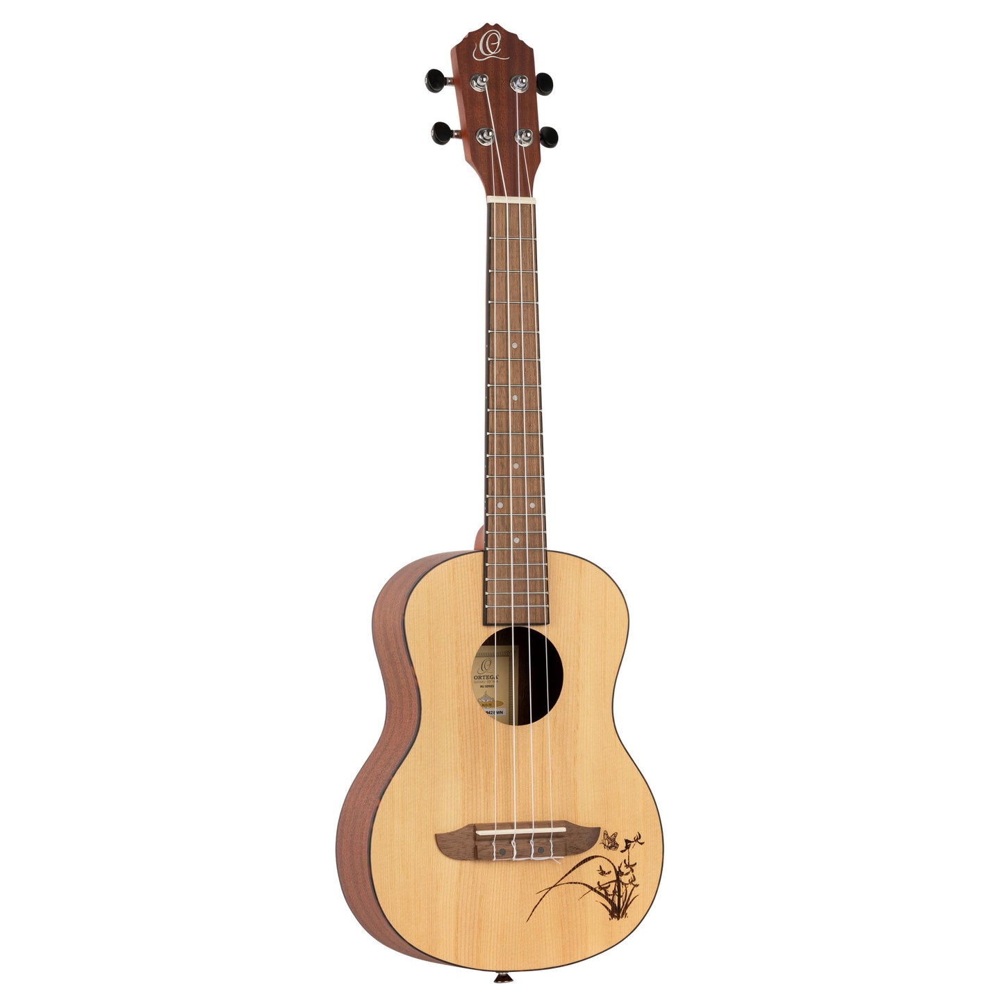 ORTEGA Bonfire Series Tenor Ukulele 4 String - Spruce/Sapele Natural