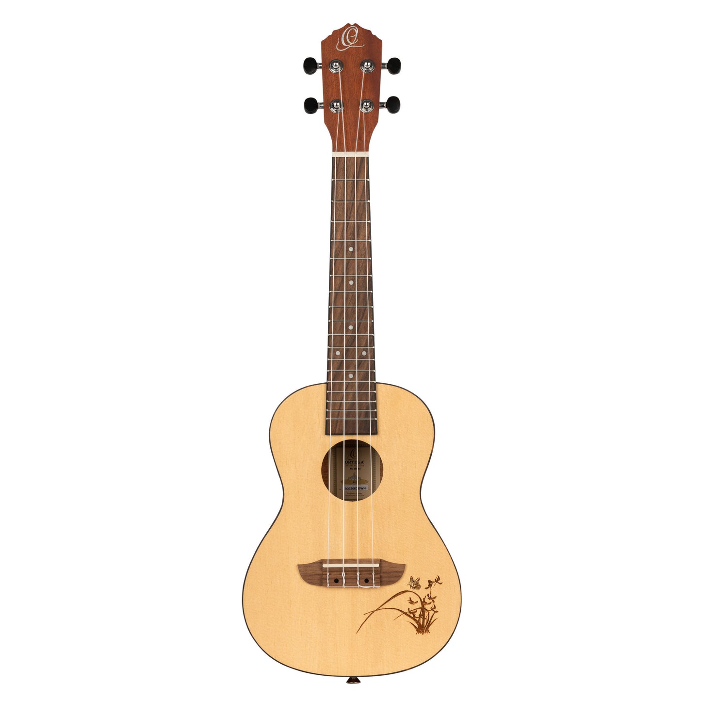 ORTEGA Bonfire Series Concert Ukulele 4 String - Spruce/Sapele Natural